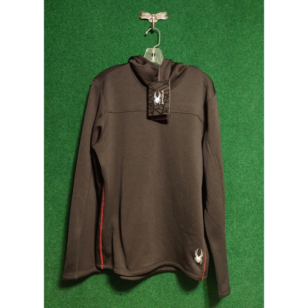 NWT Spyder hoodie fleece lining mens small